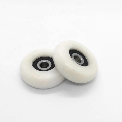 S626zz Stainless Teel Bearing Plastic Nylon Rowing Seat Carriage Roller Wheel With Bearing